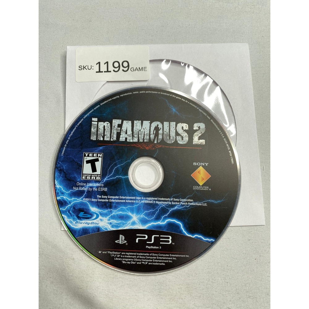 Infamous 2 Sony PlayStation 3